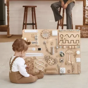 Children's Activities Montessori Early Education Puzzle Matching Wooden Handicraft Busy Board Accessories DIY Toys